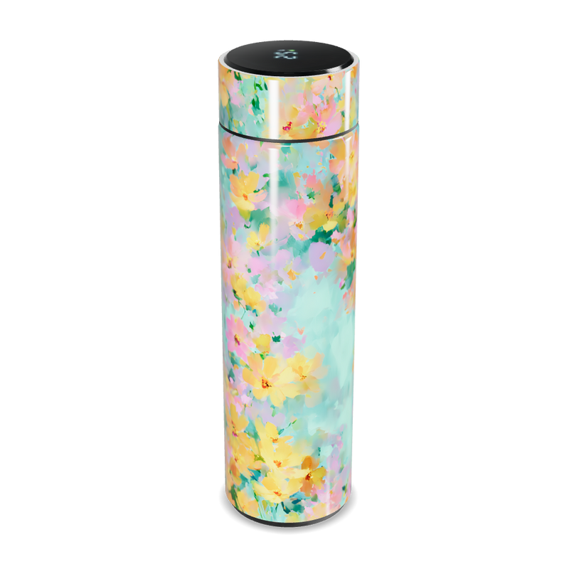 Garrafa Térmica Touch Floral Colorida