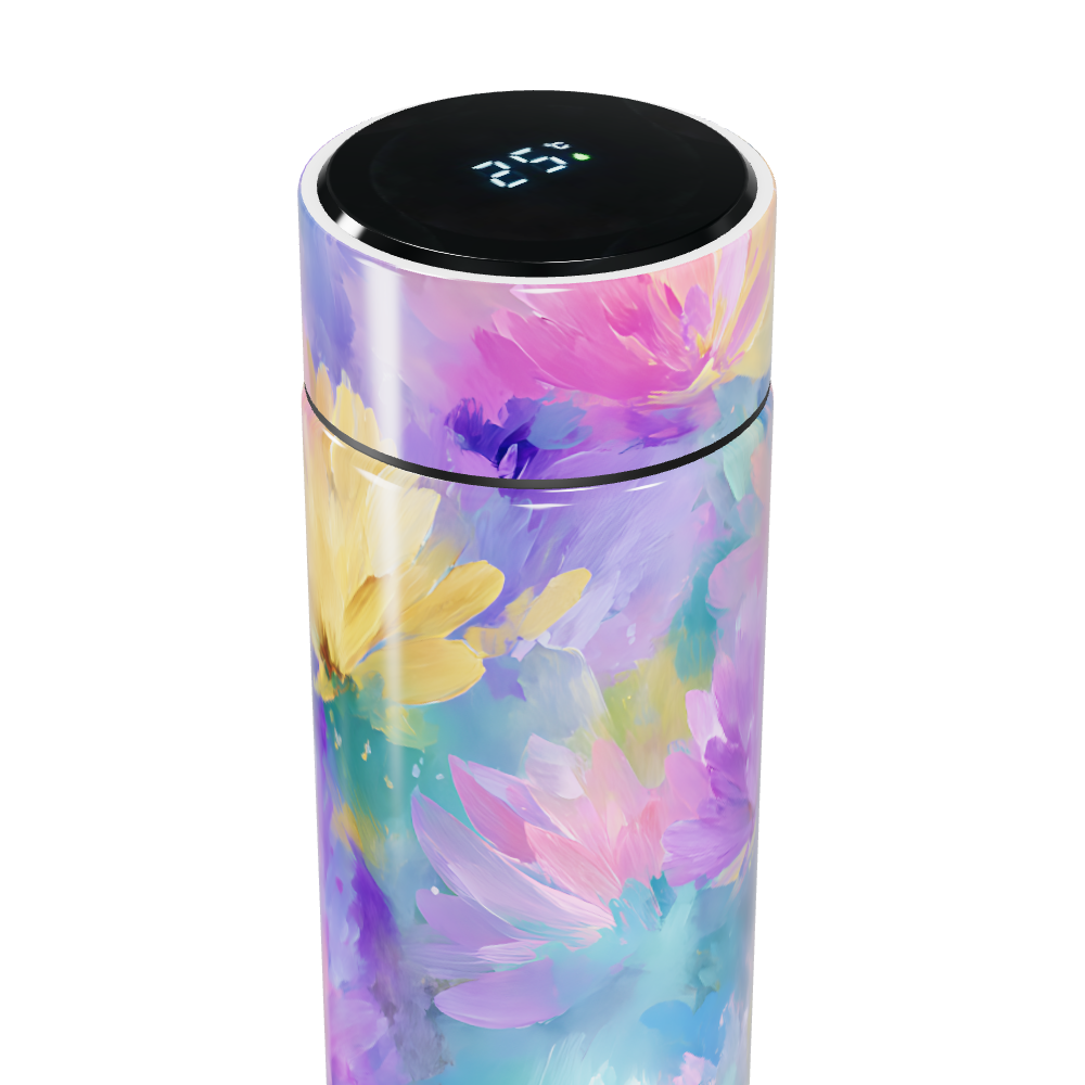 Garrafa Térmica Touch - Floral Colorida