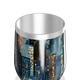 Copo Térmico Slim - Cidade Noturna Aço Inox