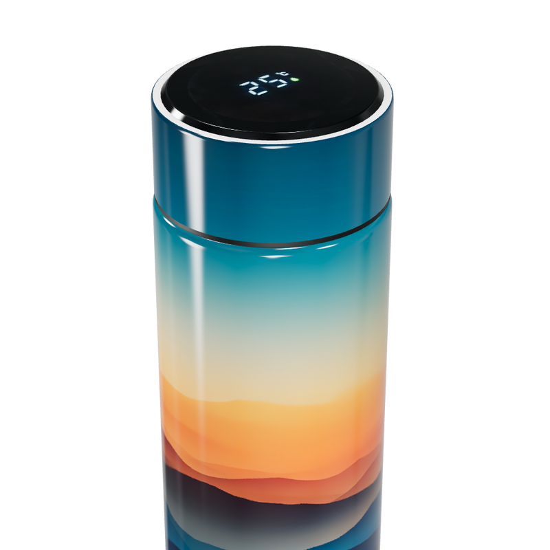 Garrafa Térmica Touch - Estampa Paisagem