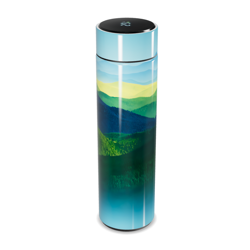 Garrafa Térmica Touch - Paisagem Azul