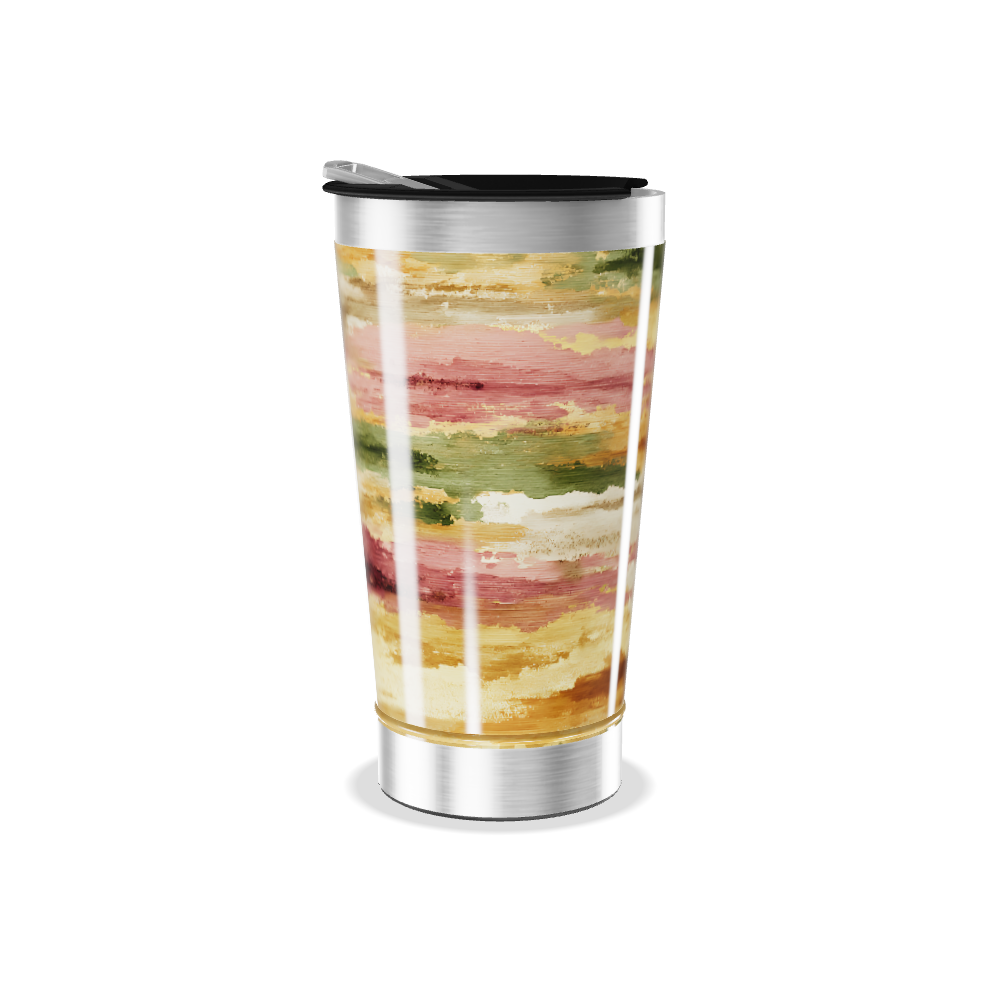 Copo Térmico - Estampa Colorida Abstrata