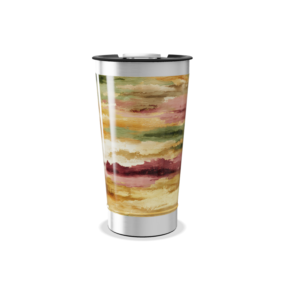 Copo Térmico - Estampa Colorida Abstrata