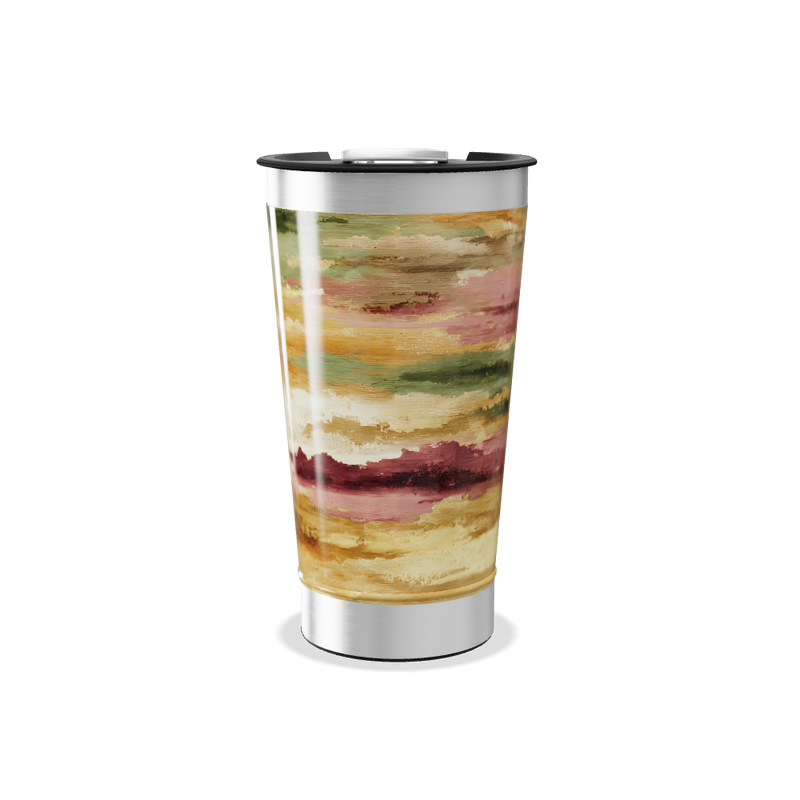 Copo Térmico - Estampa Colorida Abstrata