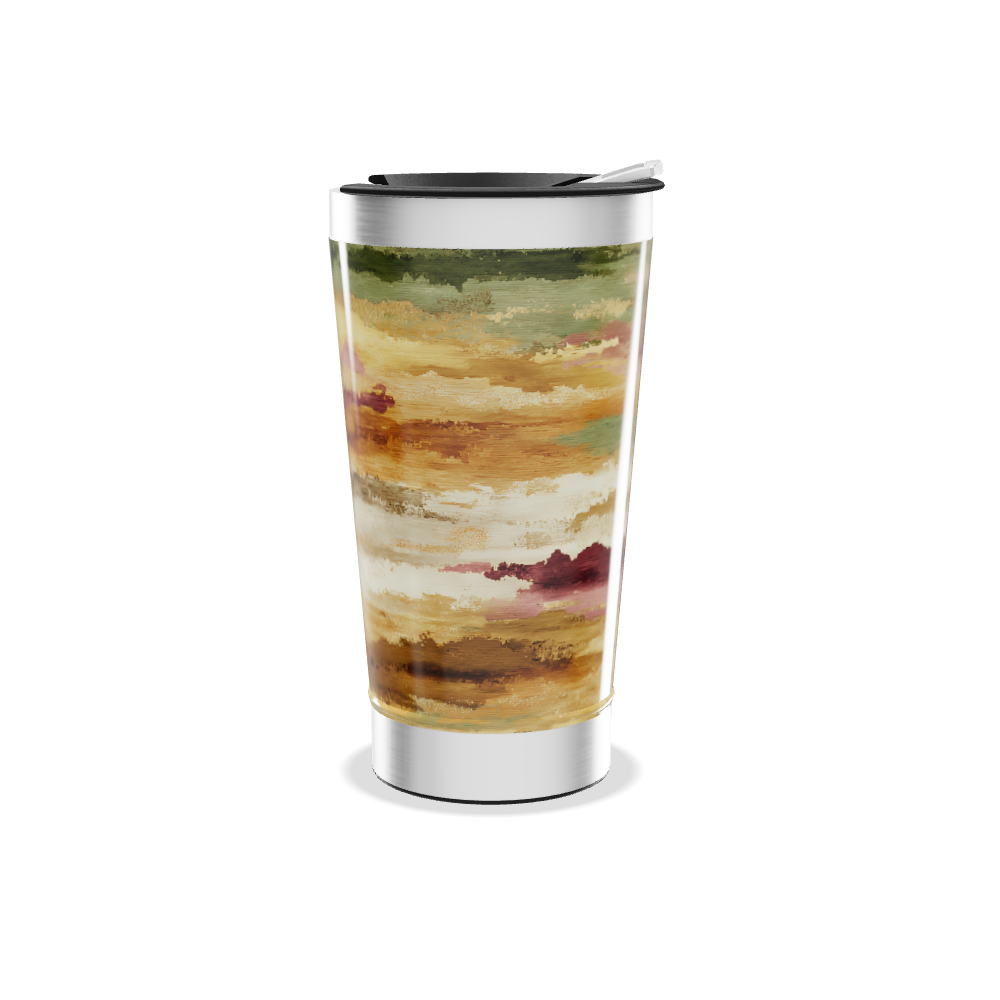 Copo Térmico - Estampa Colorida Abstrata