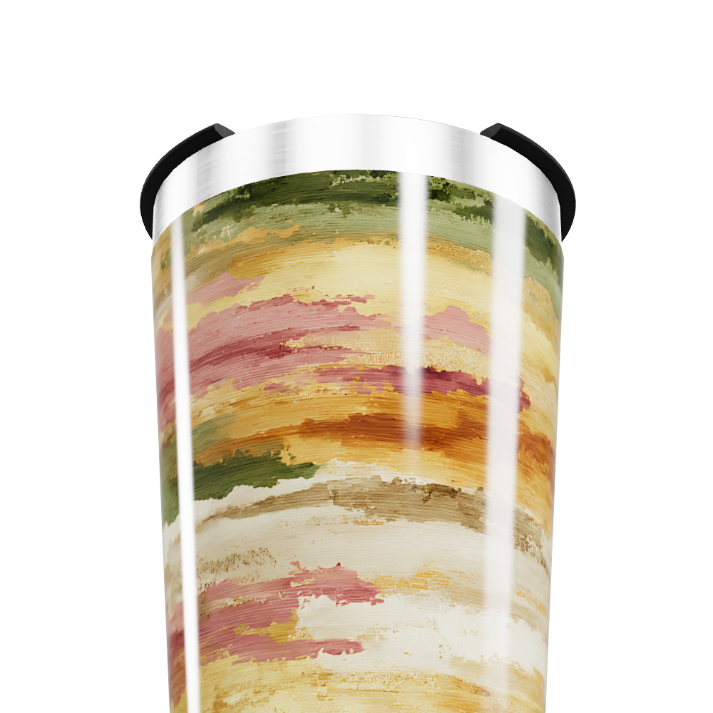 Copo Térmico - Estampa Colorida Abstrata