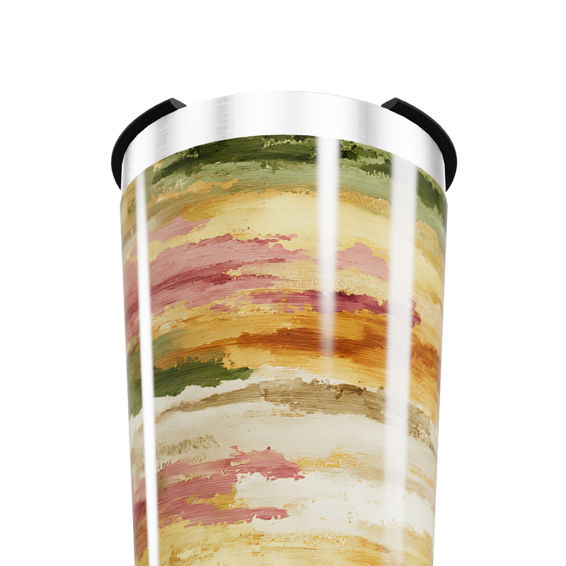 Copo Térmico - Estampa Colorida Abstrata