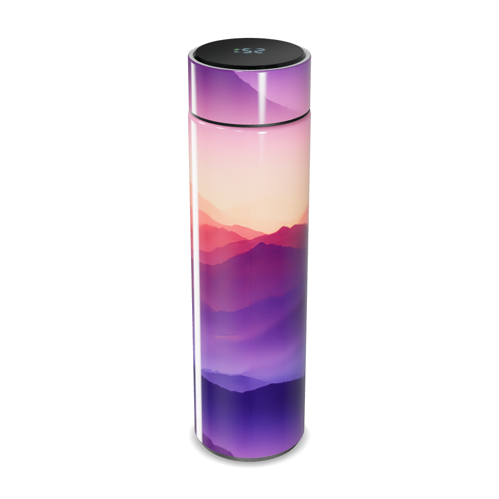 Garrafa Térmica Touch - Paisagem Roxa