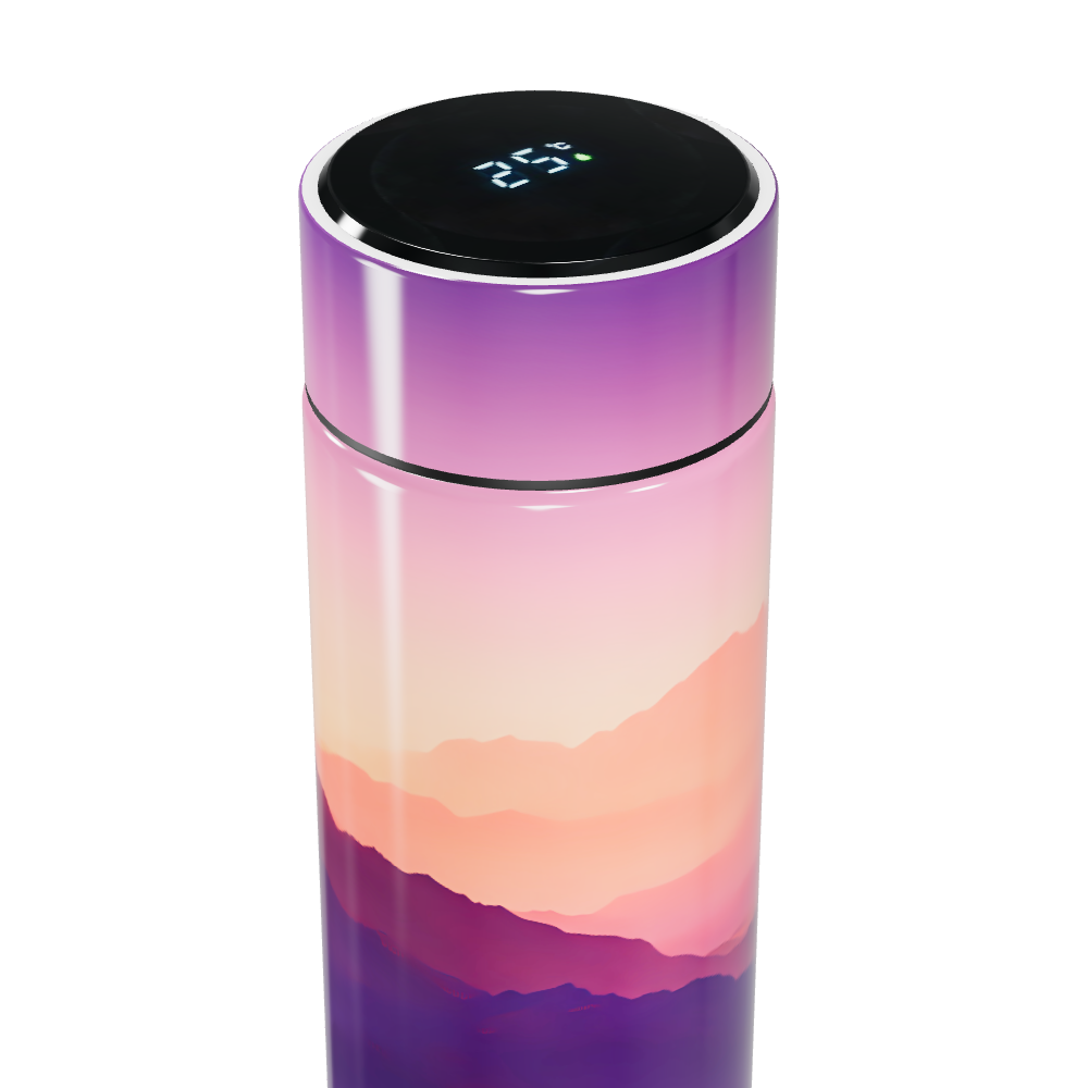 Garrafa Térmica Touch - Paisagem Roxa