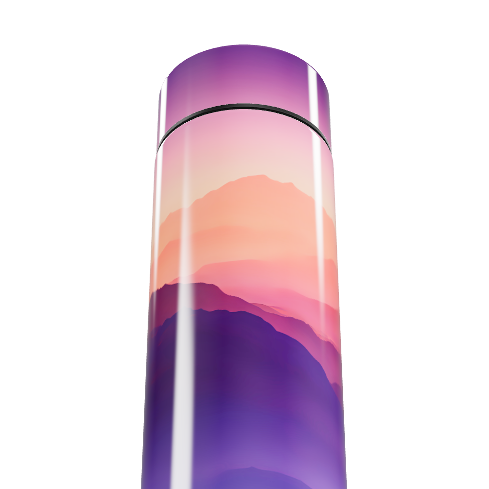 Garrafa Térmica Touch - Paisagem Roxa