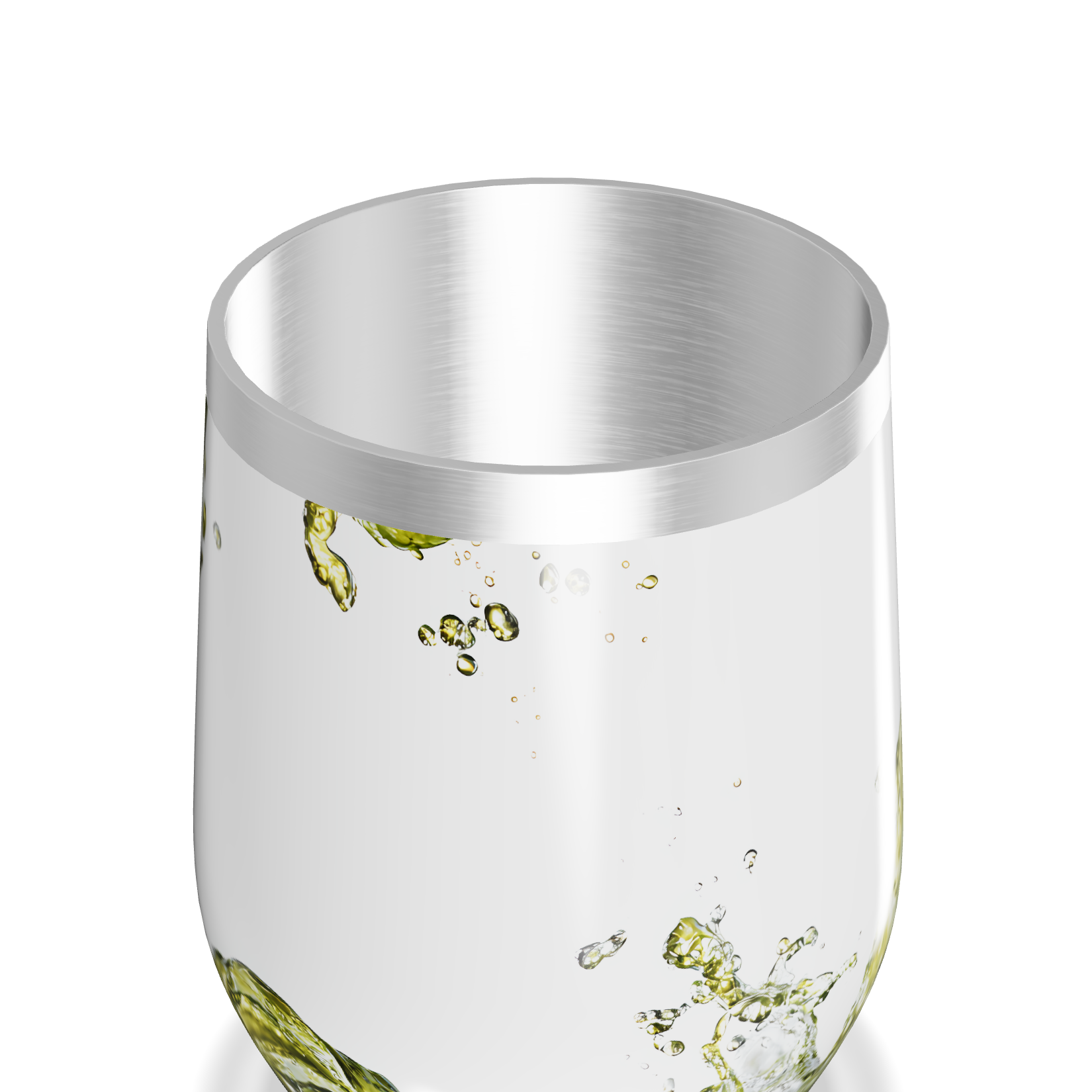 Copo Térmico Slim - Aço Inox com Estampa Splash