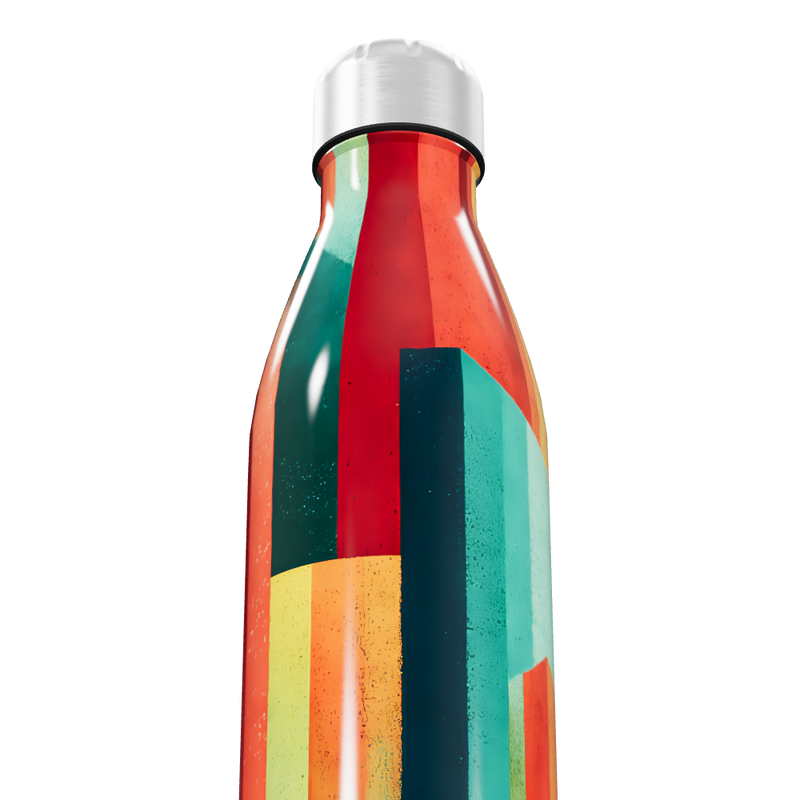 Garrafa Inox - Estampada Colorida térmica