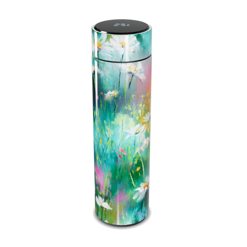 Garrafa Térmica Touch - Floral Colorida Inox