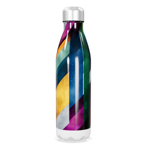 Garrafa Inox - Colorida com Listras