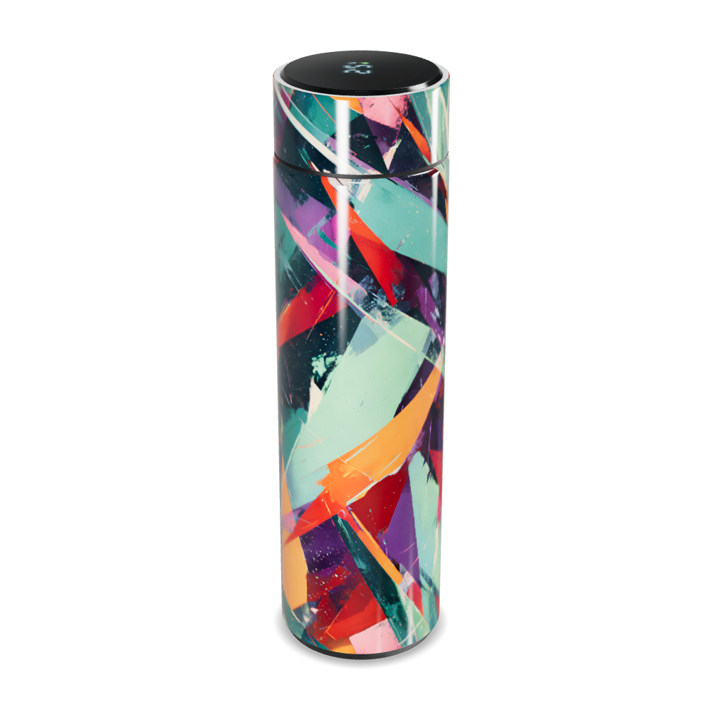 Garrafa Térmica Touch - Estampa Colorida Moderna