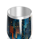 Copo Térmico Slim - Estampa Urbana Colorida