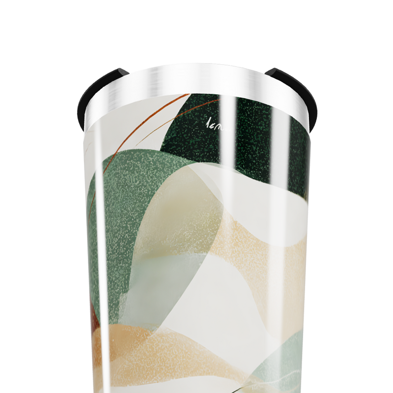 Copo Térmico - Estampa Abstrata Colorida