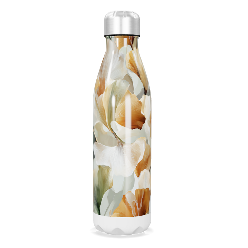 Garrafa Inox - Floral com Estampa Colorida