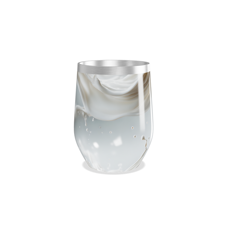 Copo Térmico Slim - Transparente com Efeito Líquido