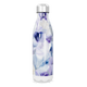 Garrafa Inox - Floral Roxo e Azul