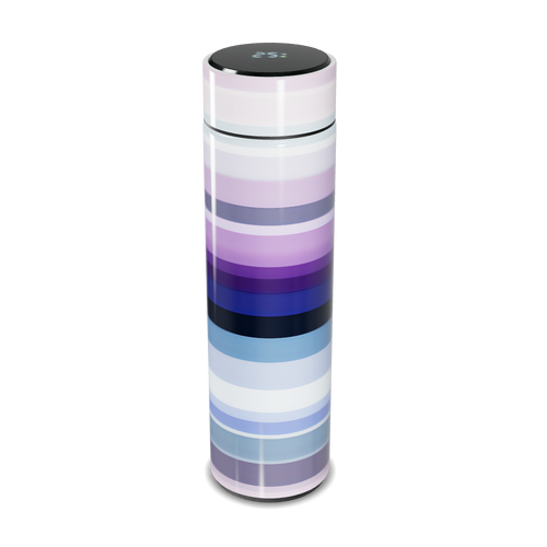 Garrafa Térmica Touch Listras Coloridas