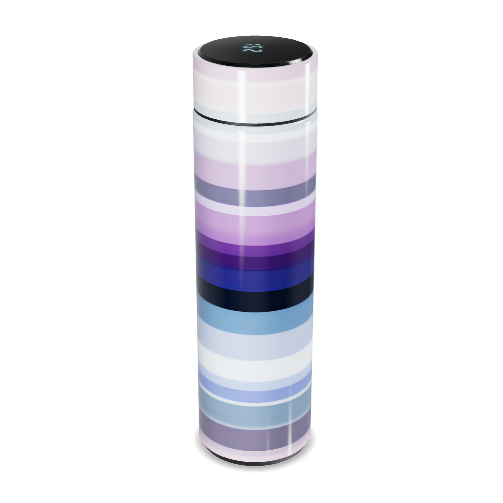 Garrafa Térmica Touch Listras Coloridas