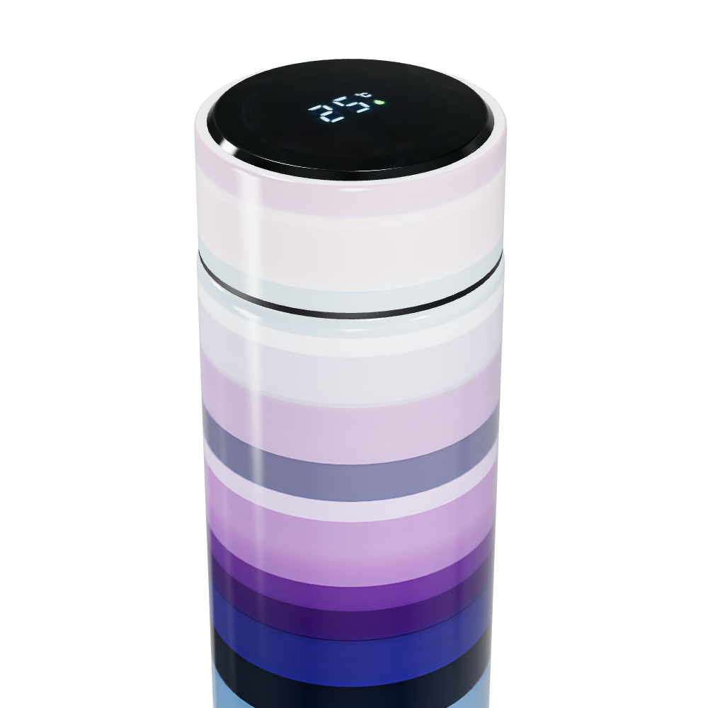 Garrafa Térmica Touch Listras Coloridas