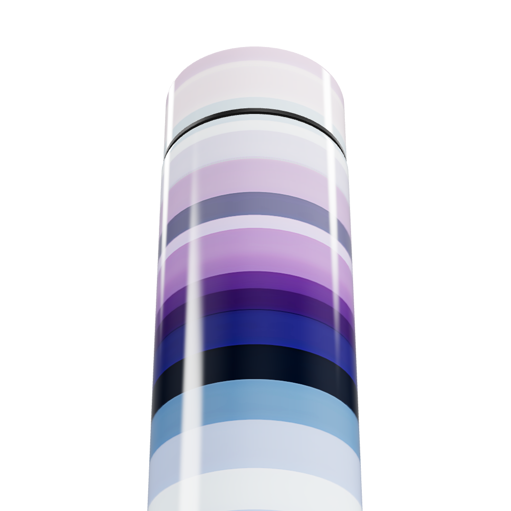 Garrafa Térmica Touch Listras Coloridas