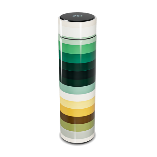 Garrafa Térmica Touch - Listras Coloridas