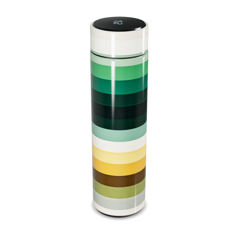 Garrafa Térmica Touch - Listras Coloridas