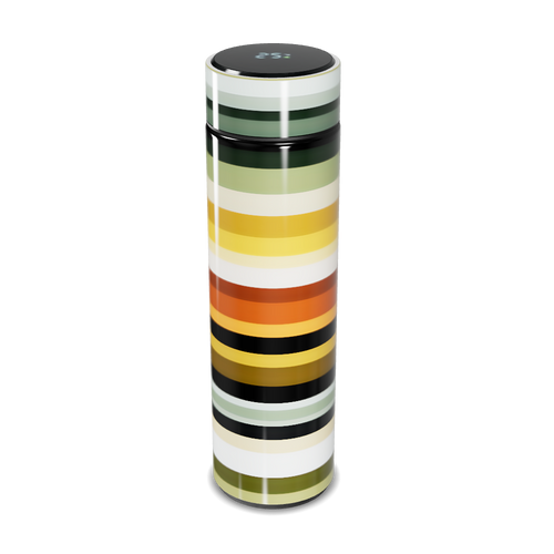 Garrafa Térmica Touch Listrada Colorida