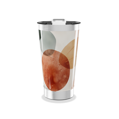 Copo Térmico - Estampa Abstrata Colorida