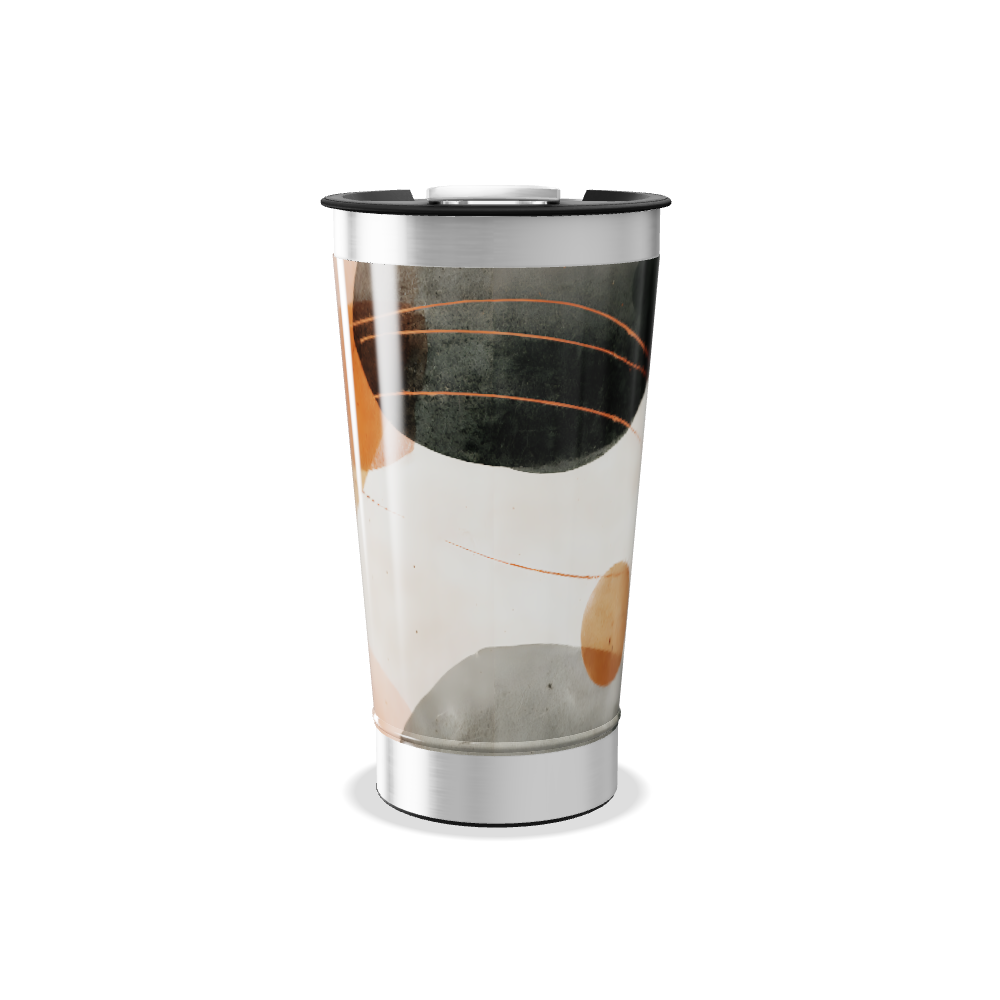 Copo Térmico - Estampa Abstrata Colorida