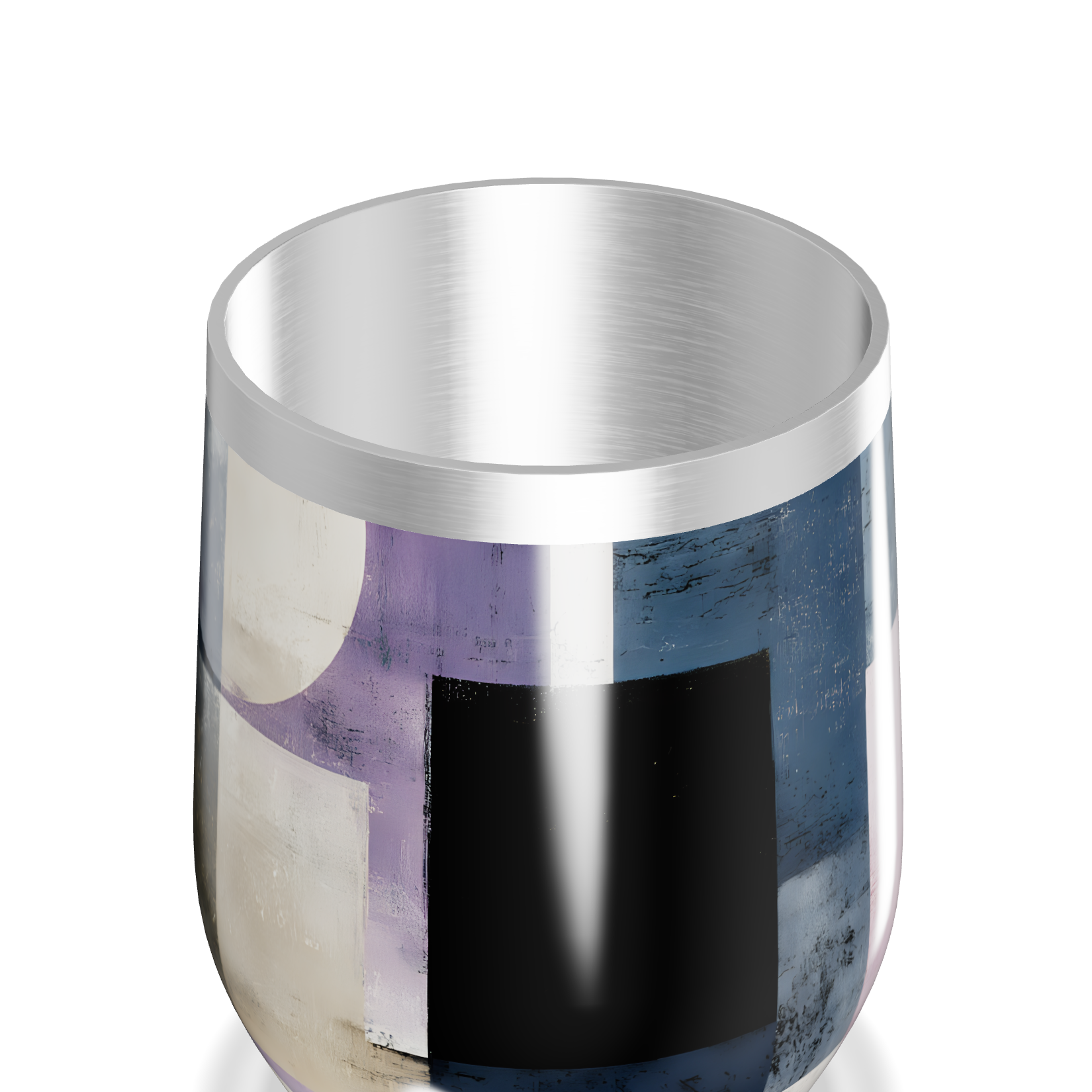 Copo Térmico Slim - Geométrico Colorido Inox