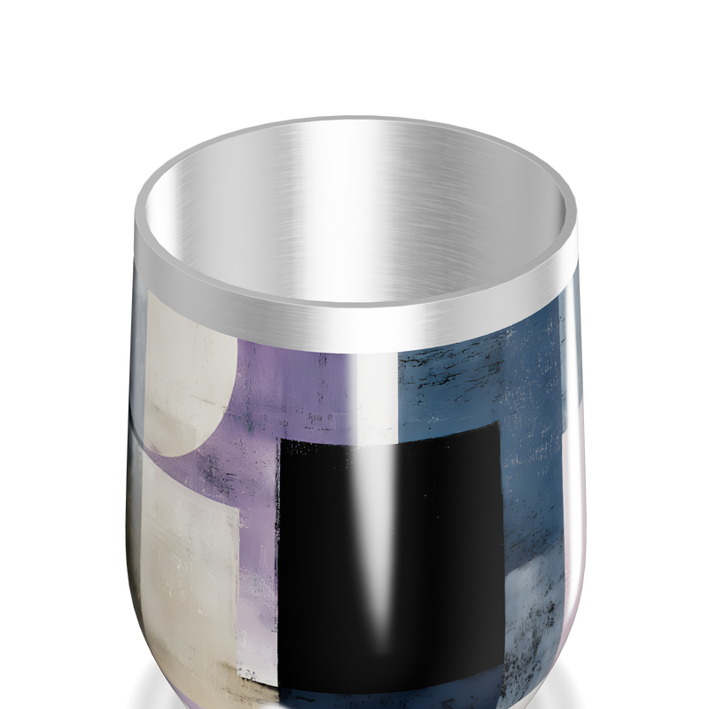 Copo Térmico Slim - Geométrico Colorido Inox