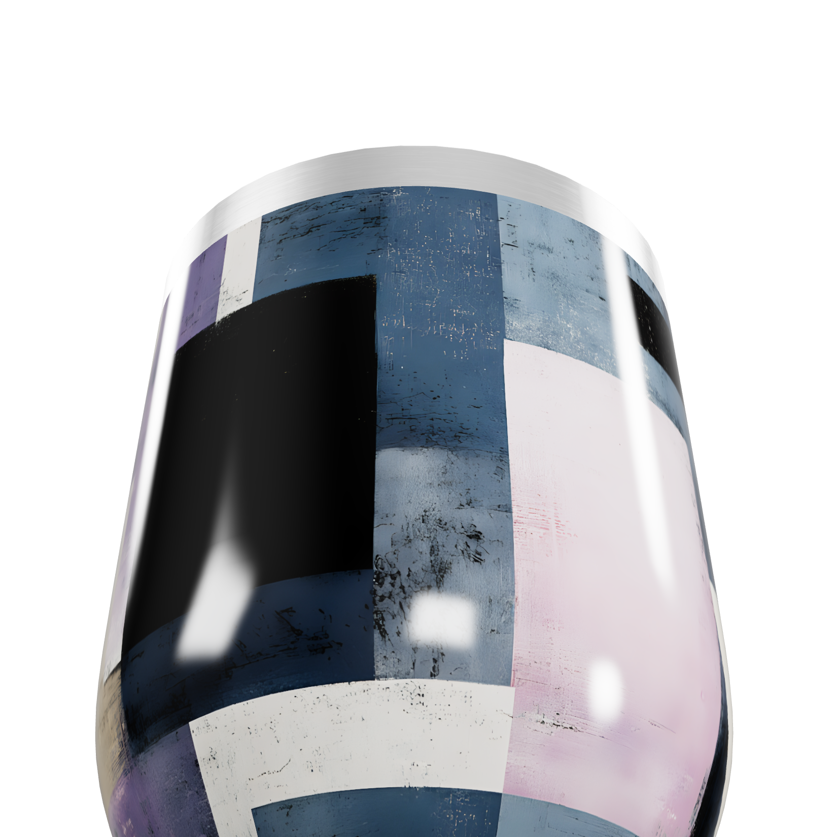 Copo Térmico Slim - Geométrico Colorido Inox