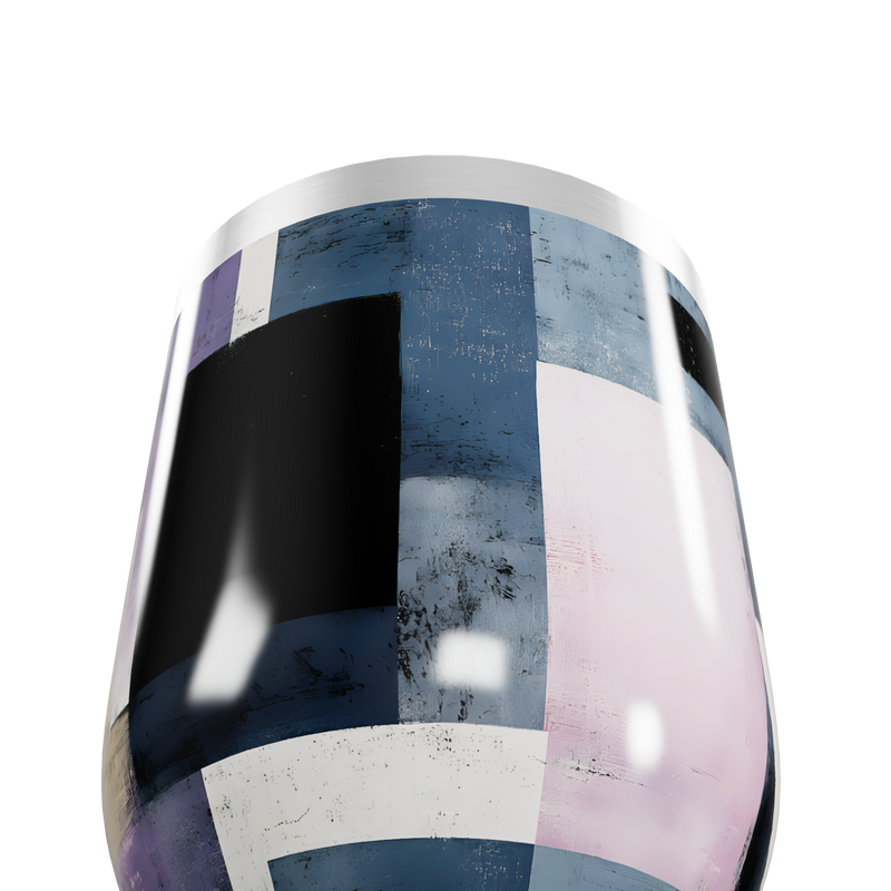 Copo Térmico Slim - Geométrico Colorido Inox