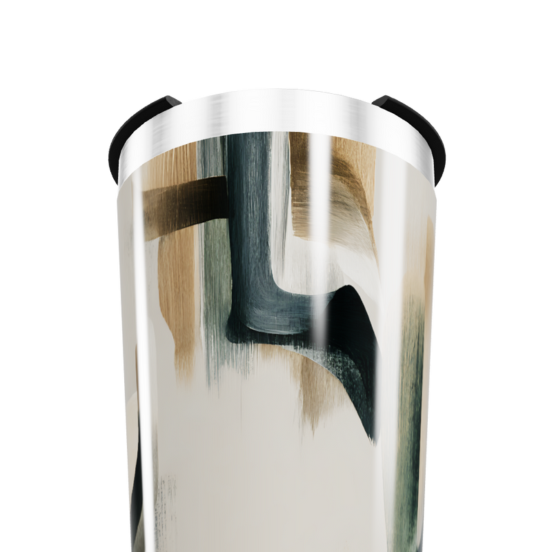 Copo Térmico - Com Estampa Abstrata