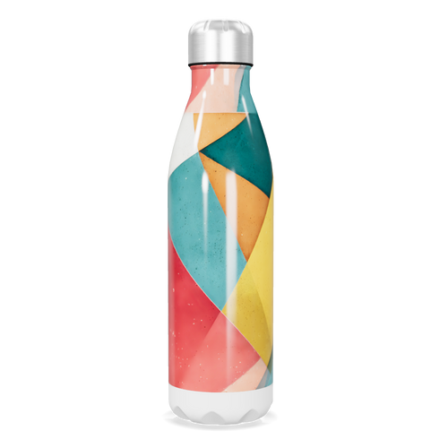 Garrafa Inox Estampada Colorida 500ml