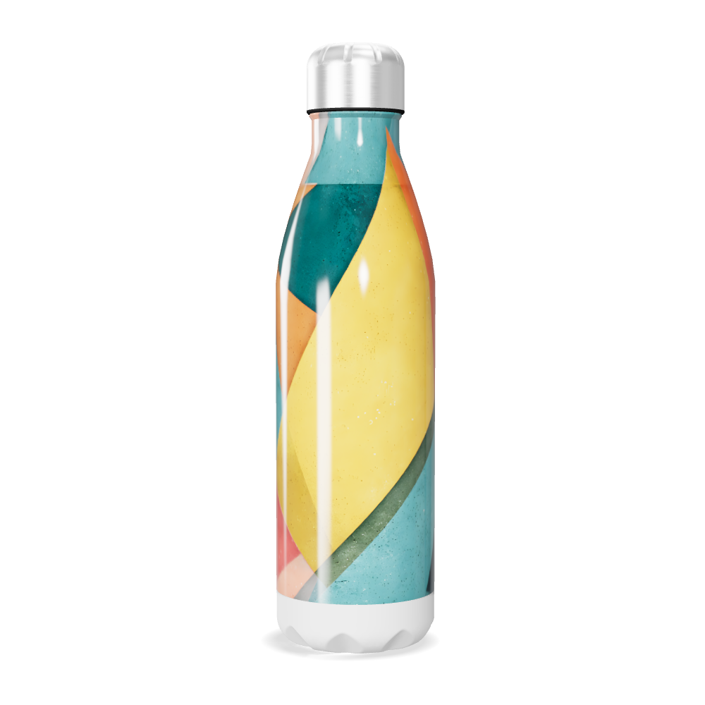 Garrafa Inox Estampada Colorida 500ml