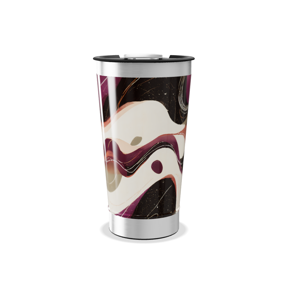 Copo Térmico - Estampa Abstrata Colorida