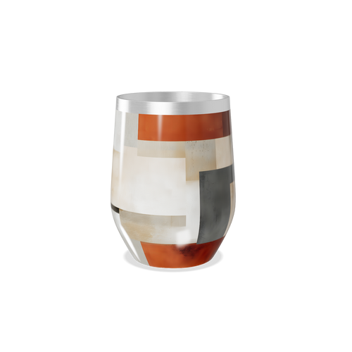 Copo Térmico Slim - Geométrico Colorido Inox