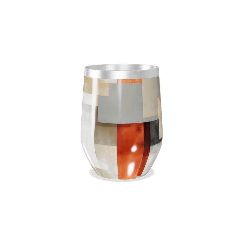 Copo Térmico Slim - Geométrico Colorido Inox