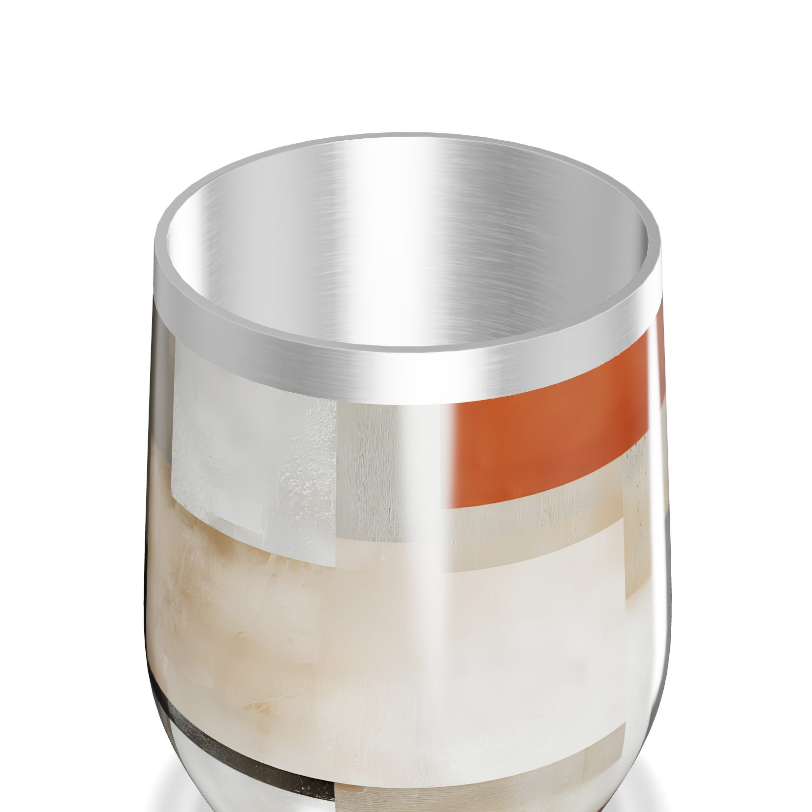 Copo Térmico Slim - Geométrico Colorido Inox