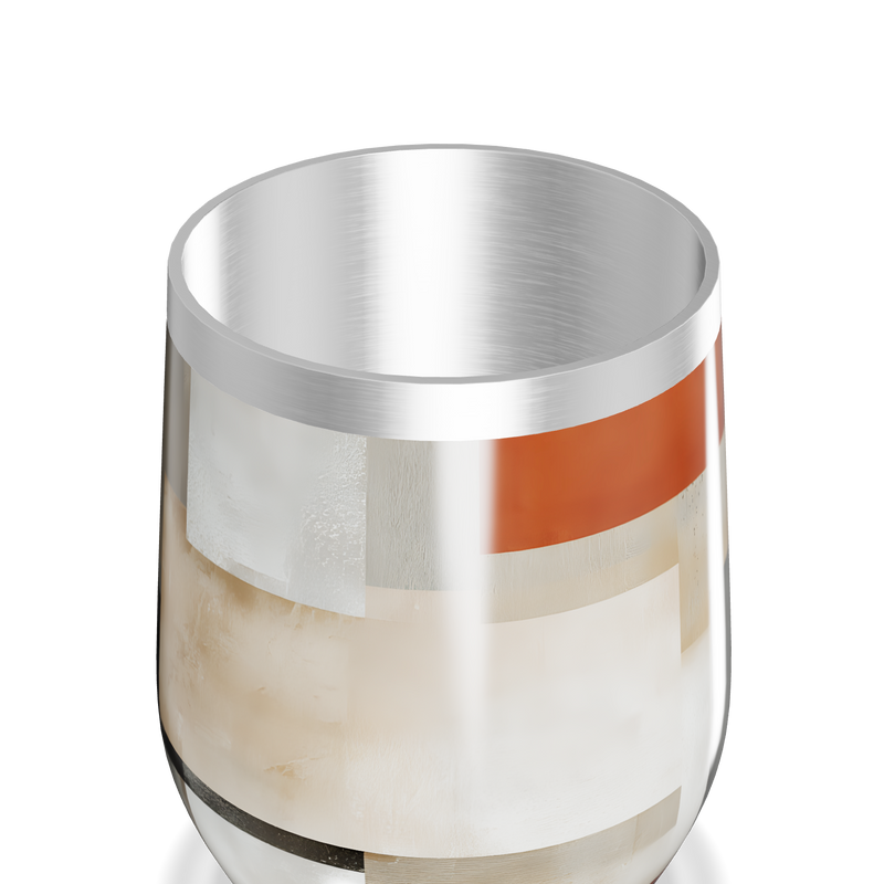 Copo Térmico Slim - Geométrico Colorido Inox