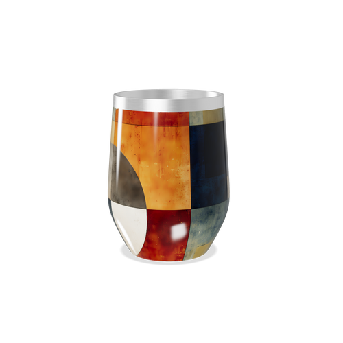 Copo Térmico Slim - Estampa Geométrica Colorida