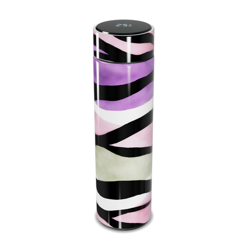 Garrafa Térmica Touch - Estampa Colorida Listrada