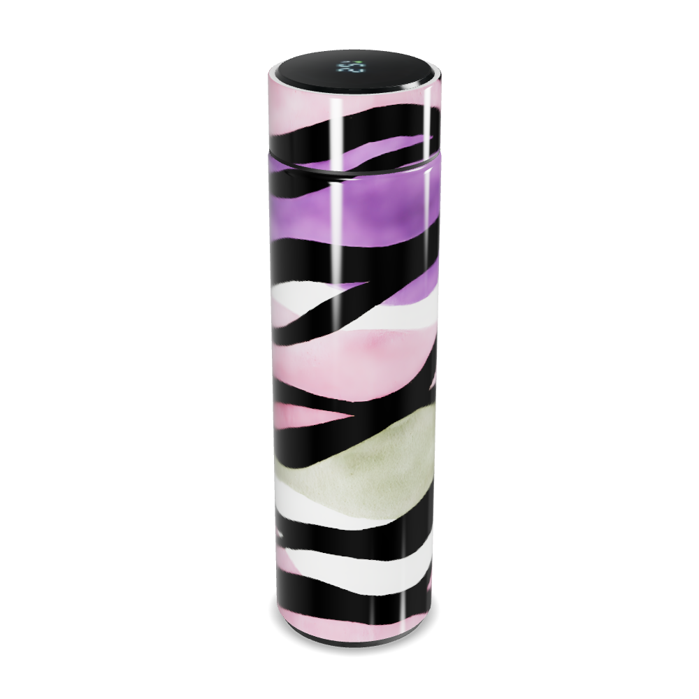 Garrafa Térmica Touch - Estampa Colorida Listrada