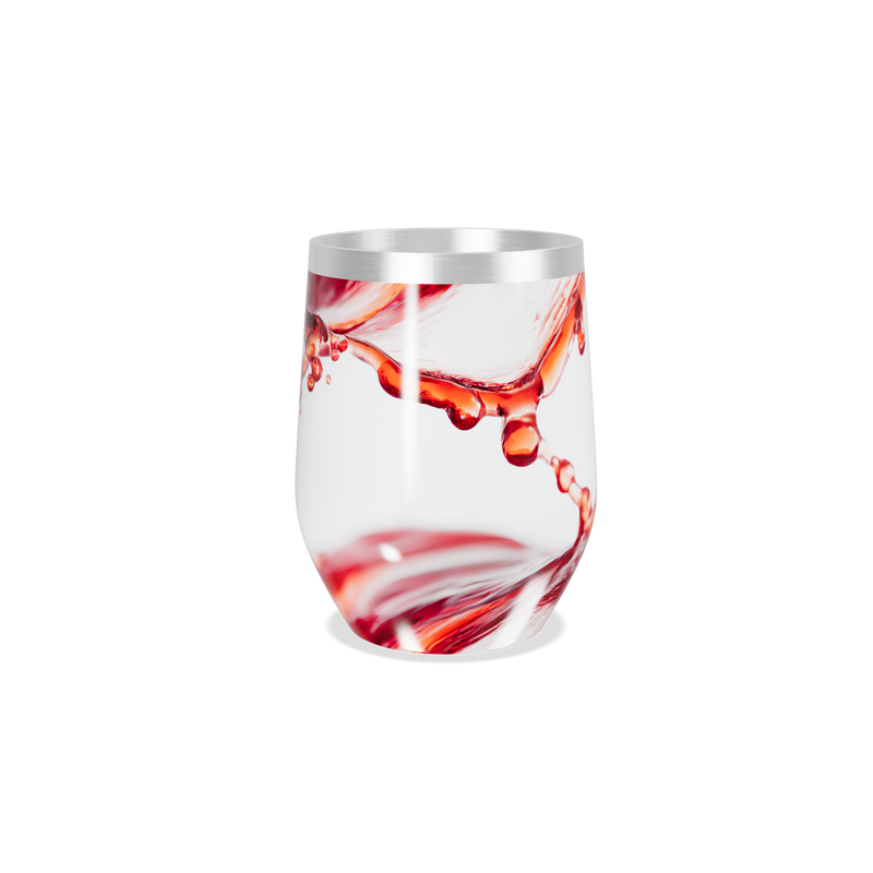 Copo Térmico Slim - Branco Estampa Splash