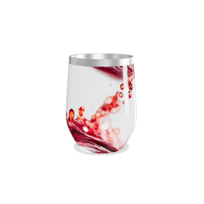 Copo Térmico Slim - Branco Estampa Splash